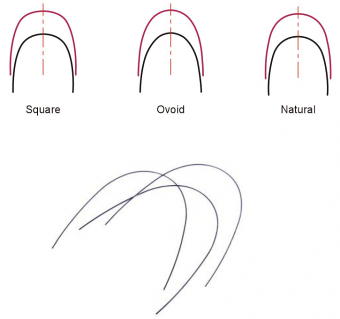 Archwires orthodontique supérieur/fils de NItI 0,016 * 0,016 pouces dans les orthodonties